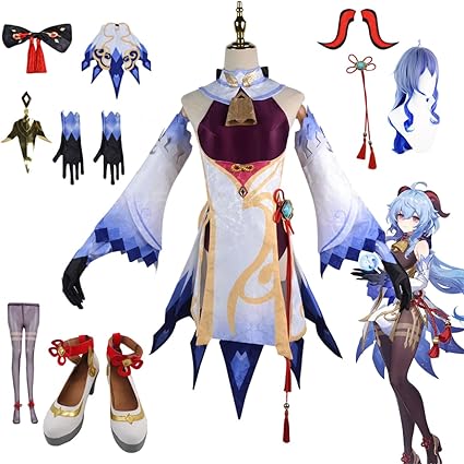 【コスプレ衣装】原神/甘雨/XL Amazon.co.jp: LONGSHUMU 原神コスプレ甘雨メイドコスプレ衣装